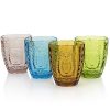 Drinking Glasses Set Of 4 Colored Premium Heavy Glassware 12OZ Multicolor Glass Tumbler Home Decorations Gift 0 100x100