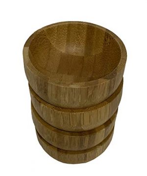 IMUSA USA WPAN 10057 4 Piece Bamboo Bowl Set 4 Inch Brown 0 2 300x360