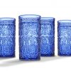 Jax Highball Beverage Glass Cup By Godinger Blue Set Of 4 0 100x100