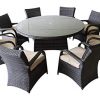 PATIOPTION Patio Set Outdoor Wicker Patio Furniture Sets Modern Bistro Set PE Rattan Chair Conversation Dining Sets Round Table With 8 Seater 0 100x100