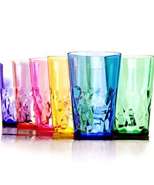 SCANDINOVIA 19 Oz Unbreakable Premium Drinking Glasses Set Of 6 Tritan Plastic Tumbler Cups Perfect For Gifts BPA Free Dishwasher Safe Stackable 0 300x360