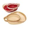 Set Of 2 Cream And Red Stoneware Soup Side Bowls By Uniques Shop 0 100x100