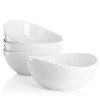 Sweese 103401 Porcelain Bowls 28 Ounce For Cereal Salad And Desserts Set Of 4 White 0 100x100