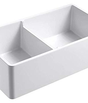 Empire Industries SP33DG Sutton Place Farmhouse Fireclay With Grid And Strainer Kitchen Sink 33 White 0 0 300x352