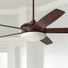 70 Coastline Modern Contemporary Large Ceiling Fan With Light LED Remote Control Dimmable Oil Brushed Bronze Brown Wood For House Bedroom Living Room Home Kitchen Dining Office Casa Vieja 0 100x100