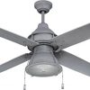 Craftmade Outdoor Ceiling Fan With CFL Light PAR52AGV4 Port Arbor 4 Blade 52 Inch Wet For Patio Galvanized 0 100x100