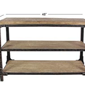 Deco 79 4834 Wood Console Table 48 X 34 BlackBrown 0 3 300x336