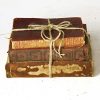 Decorative Books For Designers Red Vintage Ultra Distressed 0 100x100