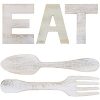 LOSOUR Farmhouse Kitchen Wall Decor Farmhouse Decor EAT Sign Fork And Spoon Wooden Letters For Rustic Wall Decor EAT Sign Fork And Spoon 0 100x100