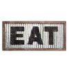 Large EAT Wood Wall Art Sign For Kitchen Wall DecorWood Framed Kitchen SignKitchen ArtRustic Vintage Farmhouse Country Decoration For Kitchen Wall Counter Door And Pantry275 X 125 0 100x100