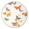 MacKenzie Childs Butterfly Garden Single Dinner Plate 10 Inch Housewarming Presents For New Home White 0 100x100