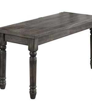 ACME Furniture 71438 Wallace Weathered Blue Washed Bench 0 300x360