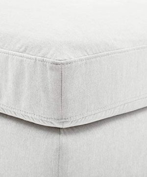 Amazon Brand Stone Beam Lauren Down Filled Oversized Ottoman With Hardwood Frame 465W Pearl 0 300x360