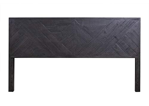 Amazon Brand Stone Beam Modern Farmhouse Solid Wood Headboard King 79W Charcoal Gray 0 0