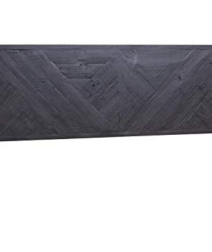 Amazon Brand Stone Beam Modern Farmhouse Solid Wood Headboard King 79W Charcoal Gray 0 300x357