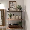 Industrial Pipe Bookcase Wall ShelfRustic Floating Wood Shelves Shelving 24 0 100x100