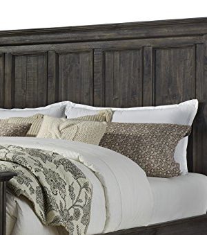 Magnussen Calistoga Panel Bed Headboard King Weathered Charcoal 0 300x339