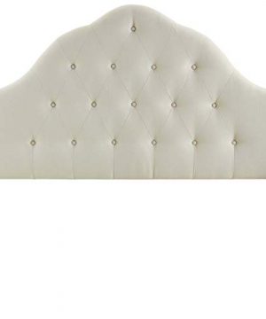 Modway Sovereign Tufted Button Linen Fabric Upholstered Queen Headboard In Ivory 0 1 300x360