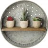 Primitives By Kathy 38024 Rustic Inspired Wall Shelf Metal And Wood 0 100x100