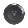 Rae Dunn By Magenta EAT Black Ceramic LL 11 Inch Dinner Plate With White Letters 0 100x100