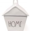 Rae Dunn By Magenta HOME Ceramic LL Birdhouse Shaped Canister Cookie Jar 2020 Limited Edition 0 100x100