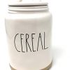 Rae Dunn CEREAL Large Jar Cannister White Ceramic 0 100x100