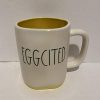 Rae Dunn EGGCITED Mug Yellow Inside Ceramic Easter 0 100x100