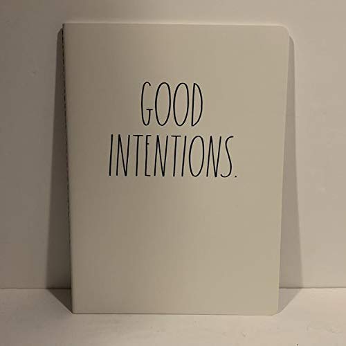Rae Dunn GOOD INTENTIONS Notebook 80 Pages 10 X 7 0