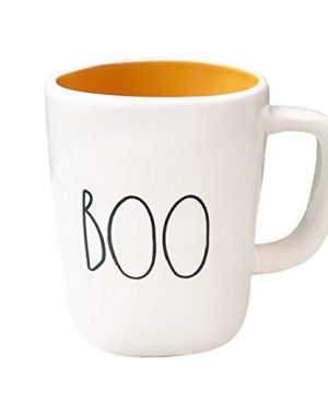 Rae Dunn Large Letter LL Halloween Mugs 16 Oz Coffee Mugs BOO 0 300x360