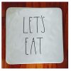 Rae Dunn Lets Eat Ceramic Trivet Artisan Collection By Magenta LL 0 100x100