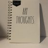 Rae Dunn MY THOUGHTS Spiral Notebook 160 Lined Pages 9 X 55 0 100x100