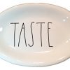 Rae Dunn Magenta Artisan Oval Appetizer Plate TASTE 0 100x100