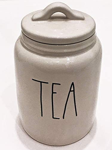 Rae Dunn By Magenta Ceramic CanisterTEA With Lid 0