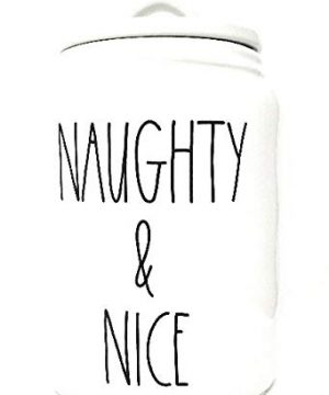 Rae Dunn By Magenta NAUGHTY NICE Canister 0 300x360