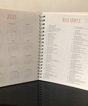 Rae Magenta Dunn Best Year Ever Pink 2021 Planner Jan To Dec Hard Cover Spiral Calendar 0 300x360