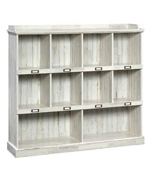 Sauder Barrister Lane Bookcase L 5315 X W 1213 X H 4752 White Plank Finish 0 300x360