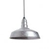 The Carson Modern Farmhouse Pendant Light Steel Barn Light With Black Cord For Ceiling Heavy Duty Steel Light Made In America Strong Industrial Lighting Galvanized 0 100x100