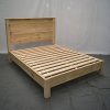 Unfinished Farmhouse Platform Bed W Headboard Full Traditional Platform Frame Wood Platform Reclaimed Bed Modern Urban Cottage Platform Bed 0 100x100