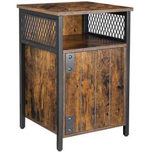 better homes & gardens modern farmhouse 1 door nightstand with 2 usb ports