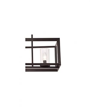 Cove Point Oil Rubbed Bronze Linear Pendant Chandelier 34 12 Wide 4 Light Open Frame Clear Glass For Kitchen Island Dining Room Franklin Iron Works 0 1 300x360