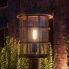 Luxury Craftsman Outdoor Post Light Medium Size 1725H X 10W With Tudor Style Elements Wrought Iron Design Oil Rubbed Parisian Bronze Finish And Seeded Glass UQL1047 By Urban Ambiance 0 100x100