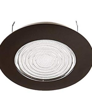 NICOR Lighting 6 Inch Oil Rubbed Bronze Recessed Shower Trim With Glass Fresnel Lens 17502OB 0 300x360