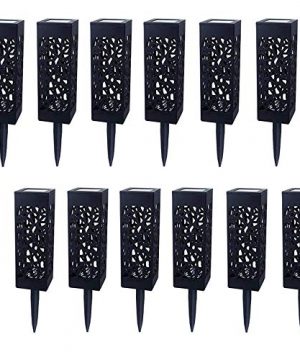 QEEPGG Solar Pathway Lights Front Porch Decor Lights 12 Pack Solar Pathway Lights Solar Powered Garden Lights Solar Yard Lights Automatic Led For Patio Yard And Garden 0 300x360