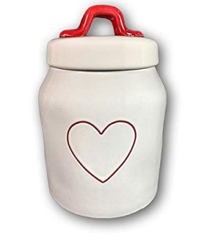 Rae Dunn Limited Edition Heart Canister Valentines Day Line 0 300x360