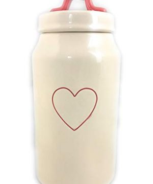Rae Dunn Red Heart Canister Tall 0 300x360