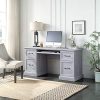 BELLEZE Rhudi 62 Executive Desk Stone Grey 0 100x100