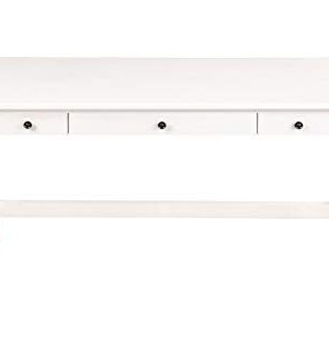 Coaster Home Furnishings Johansson 3 Drawer Writing Desk With X Shaped Braces Antique White 0 300x328