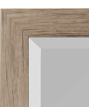 DesignOvation Beatrice Framed Wall Mirror 21x27 Rustic Brown 0 1 300x360