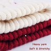Meriwoods Christmas Stockings 4 Pack 18 Inches Large Cable Knit Knitted Stockings Rustic Xmas Farmhouse Decorations For Family Holiday Country Home Decor Burgundy Red Cream White 0 3 100x100