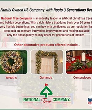 National Tree Company Pre Lit Artificial Christmas Garland Flocked With Mixed Decorations And Lights Crestwood Spruce 9 Ft 0 3 300x360